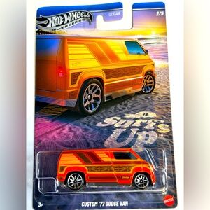 Hot Wheels Silver Series SURF’S UP CUSTOM ‘77 DODGE VAN 2/5
